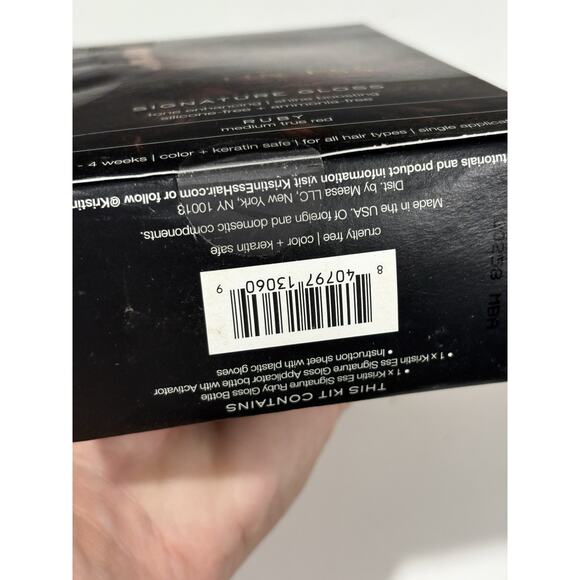 Kristin Ess In Shower Hair Toning Signature Gloss - RUBY - Medium True Red - Picture 5 of 5